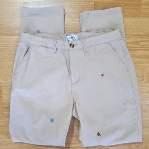 🍒4/$15 VTG OSO Casuals Embroidered Chinos Sz 6